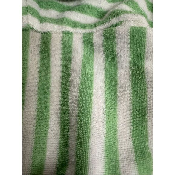 Matilda Jane Terry Cloth Swim Cover Up Girl’s Size 4-6 Green White Striped - Picture 7 of 8